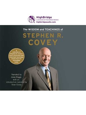 cover image of The Wisdom and Teachings of Stephen R. Covey